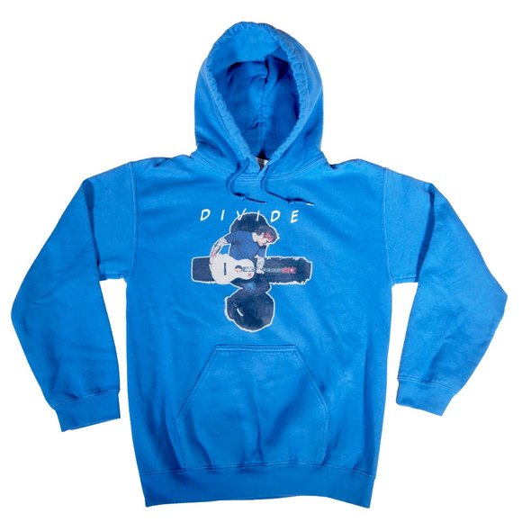 Ed Sheeran Blue Concert Hoodie, 2018 North American Divide Tour, Size Small - Picture 1 of 5